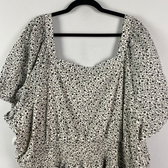 Old Navy Monochrome Floral Mini Dress - Picture 8 of 11